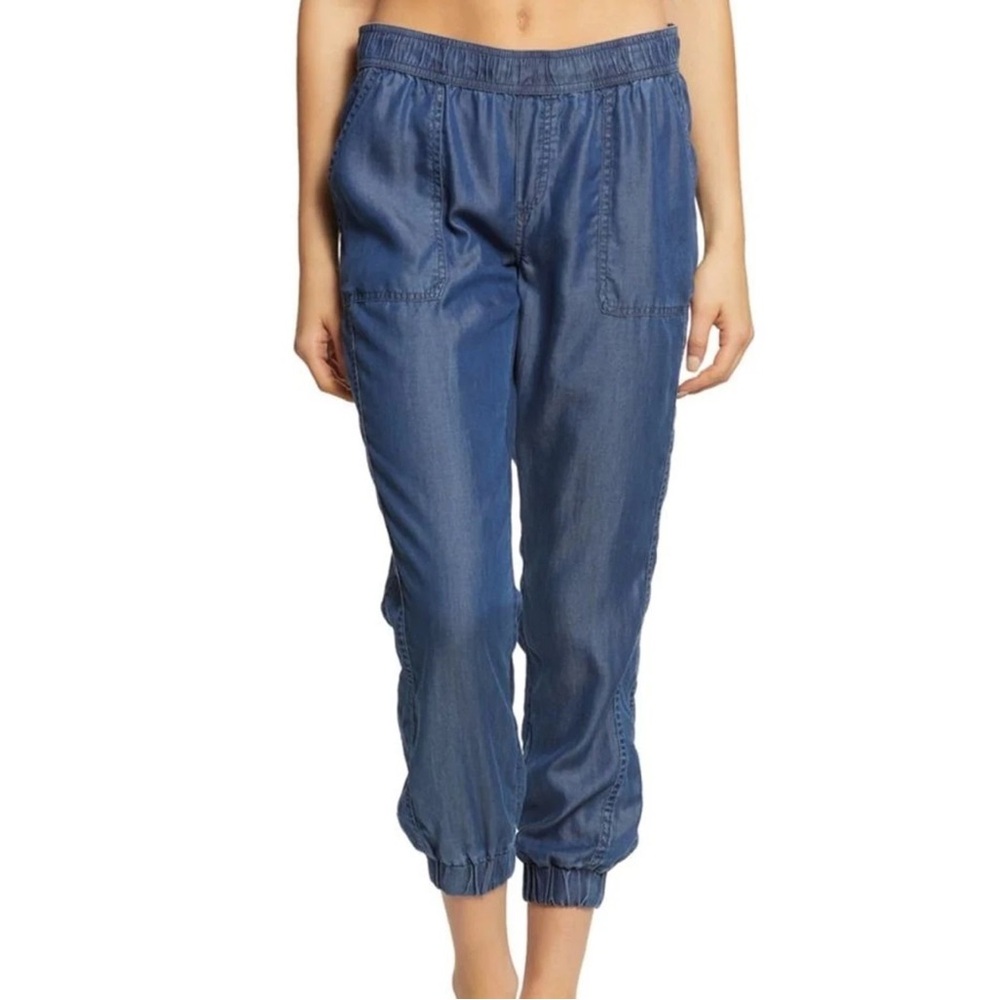 Prana Indigo Textured Pants
